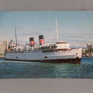Vintage Postcard - TEV Princess Marguerite Cruise Ship Victoria-Wright Everytime
